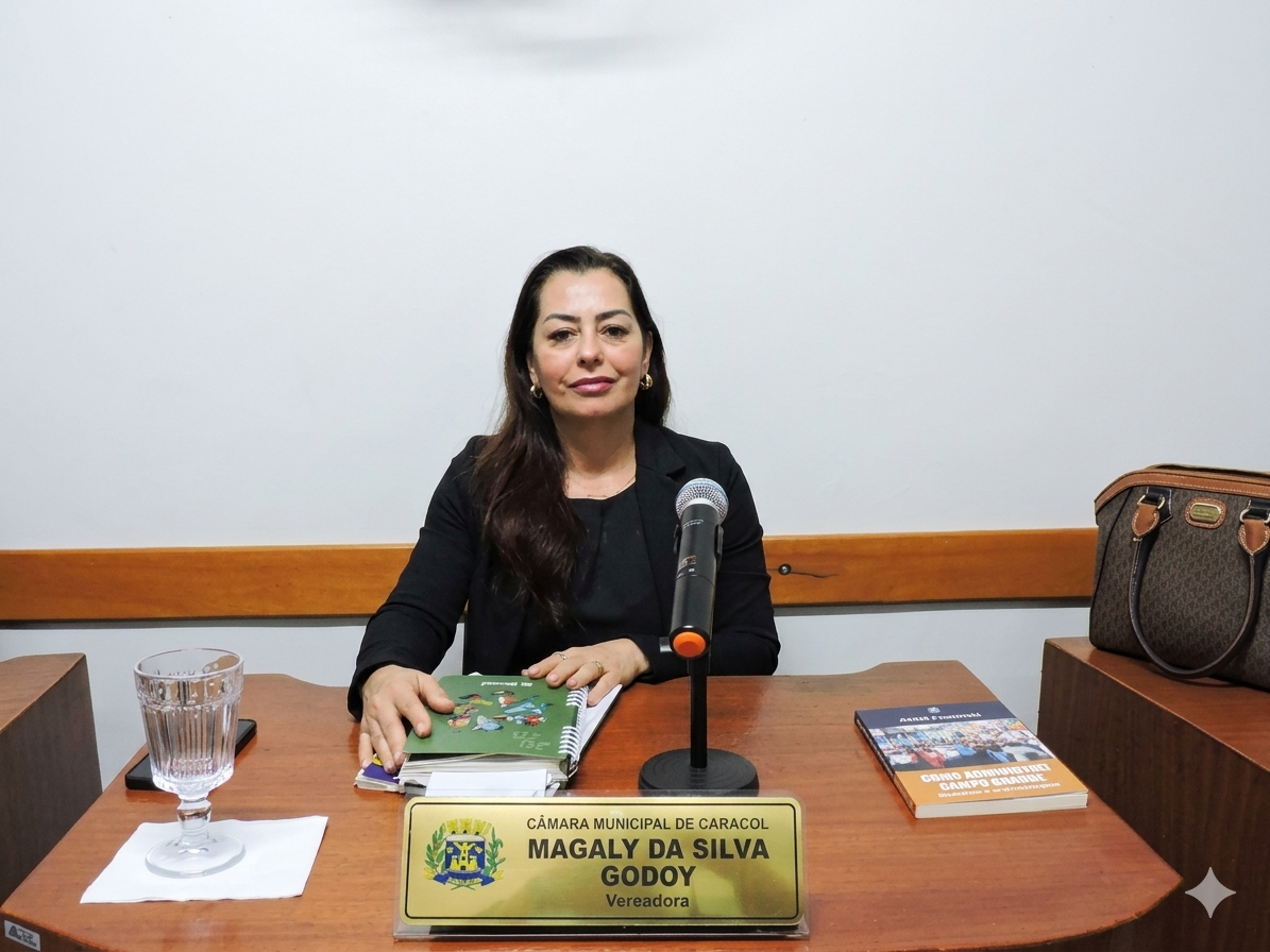 Na Câmara de Caracol, vereadora Magaly Godoy presta contas de viagem à capital, cobra melhorias na saúde e pede mais emenda ao Deputado Federal Geraldo Resende para a saúde do município.